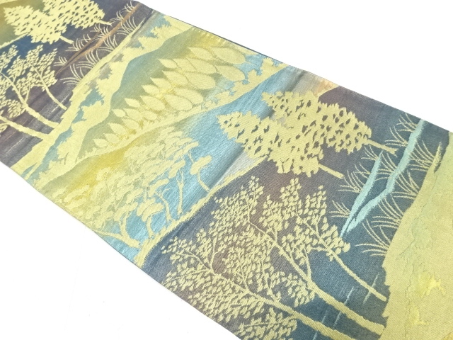 Japanese Kimono / Antique / Fukuro Obi Silk